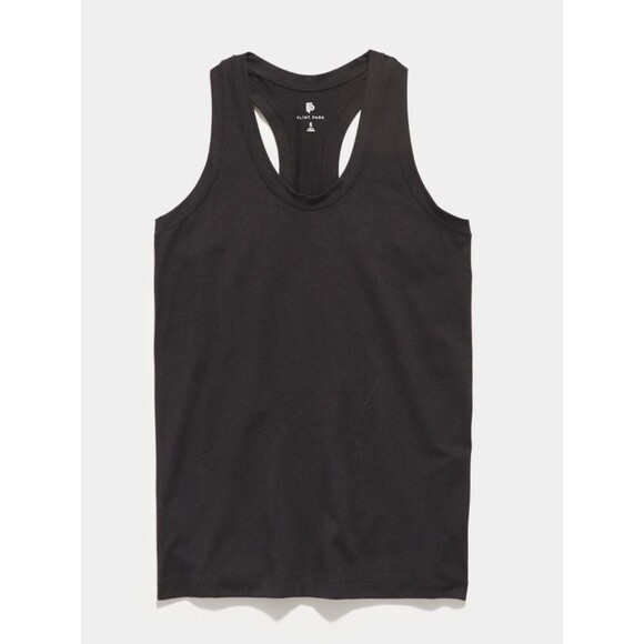 NWT Flint Park Women's Volley Tank Black Size XL 4 Way Stretch $32 retail - Picture 2 of 5